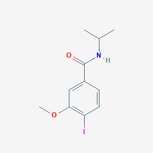 molecular formula C11H14INO2 B8172272 4-Iodo-N-isopropyl-3-methoxybenzamide 