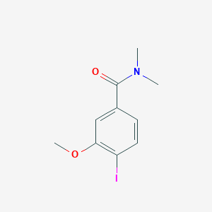 molecular formula C10H12INO2 B8172301 4-Iodo-3-methoxy-N,N-dimethylbenzamide 