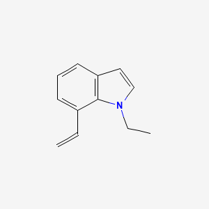 molecular formula C12H13N B8172478 1-Ethyl-7-vinyl-1H-indole 