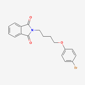 molecular formula C18H16BrNO3 B8172510 n(4-(4-Bromophenoxy)butyl)phthalimide 