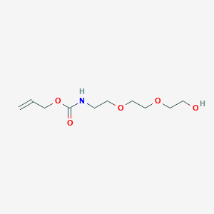 molecular formula C10H19NO5 B8172535 Allyl (2-(2-(2-hydroxyethoxy)ethoxy)ethyl)carbamate 