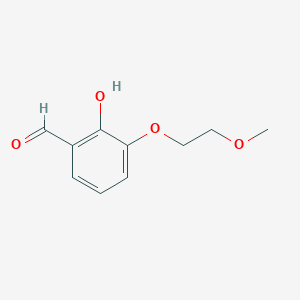 molecular formula C10H12O4 B8173044 2-Hydroxy-3-(2-methoxyethoxy)benzaldehyde 