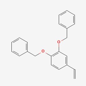 molecular formula C22H20O2 B8173101 3,4-双(苯甲氧基)苯乙烯 