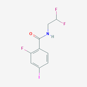 N-(2,2-difluoroethyl)-2-fluoro-4-iodobenzamide