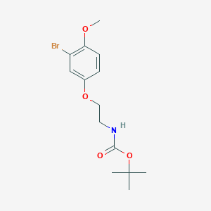 tert-Butyl (2-(3-bromo-4-methoxyphenoxy)ethyl)carbamate
