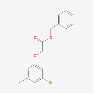 molecular formula C16H15BrO3 B8173374 Benzyl 2-(3-bromo-5-methylphenoxy)acetate 