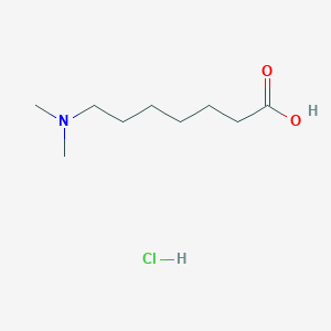 molecular formula C9H20ClNO2 B8173418 7-(Dimethylamino)heptanoic acid hydrochloride 