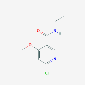 6-Chloro-N-ethyl-4-methoxynicotinamide