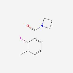 1-(2-Iodo-3-methylbenzoyl)azetidine