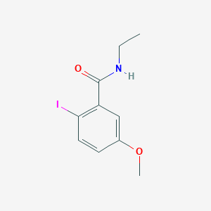 molecular formula C10H12INO2 B8173699 N-Ethyl-2-iodo-5-methoxybenzamide 