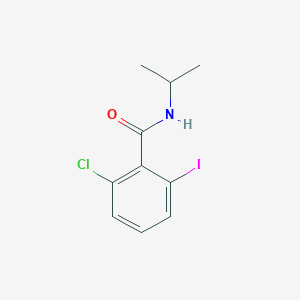 molecular formula C10H11ClINO B8173721 2-Chloro-6-iodo-N-isopropylbenzamide 
