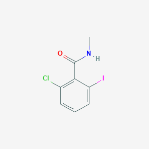 molecular formula C8H7ClINO B8173739 2-Chloro-6-iodo-N-methylbenzamide 