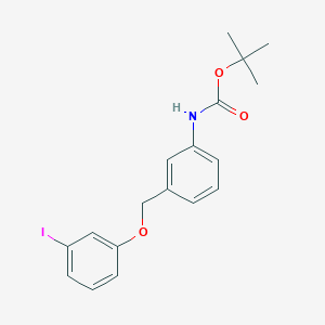 tert-Butyl (3-((3-iodophenoxy)methyl)phenyl)carbamate