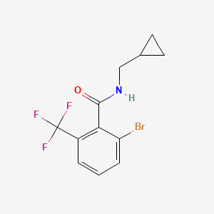 2-Bromo-N-(cyclopropylmethyl)-6-(trifluoromethyl)benzamide