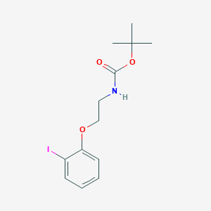 molecular formula C13H18INO3 B8173988 tert-Butyl (2-(2-iodophenoxy)ethyl)carbamate 