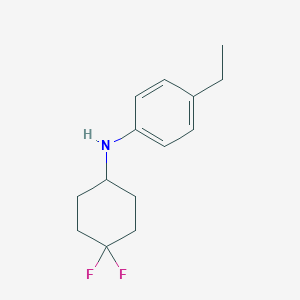 molecular formula C14H19F2N B8174112 N-(4,4-Difluorocyclohexyl)-4-ethylaniline 