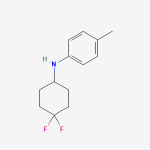 molecular formula C13H17F2N B8174118 N-(4,4-difluorocyclohexyl)-4-methylaniline 