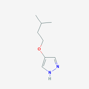 molecular formula C8H14N2O B8174189 4-(Isopentyloxy)-1H-pyrazole 