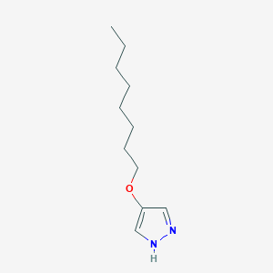 molecular formula C11H20N2O B8174202 4-(Octyloxy)-1H-pyrazole 
