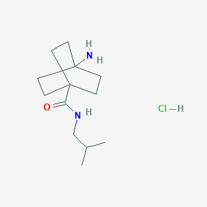 4-Amino-N-isobutylbicyclo[2.2.2]octane-1-carboxamide hydrochloride