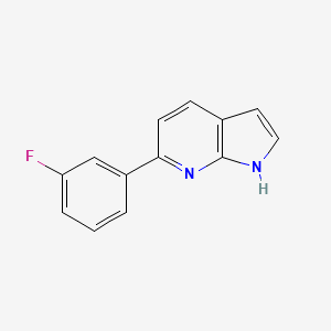 6-(3-Fluorophenyl)-1H-pyrrolo[2,3-b]pyridine