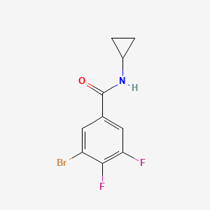 3-Bromo-N-cyclopropyl-4,5-difluorobenzamide