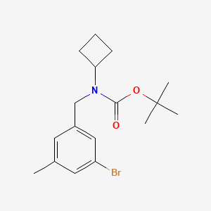 molecular formula C17H24BrNO2 B8174692 tert-Butyl 3-bromo-5-methylbenzyl(cyclobutyl)carbamate 