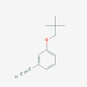 molecular formula C13H16O B8174702 1-Ethynyl-3-(neopentyloxy)benzene 