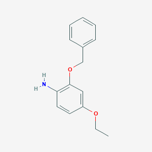 molecular formula C15H17NO2 B8174781 2-(Benzyloxy)-4-ethoxyaniline 