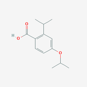 molecular formula C13H18O3 B8174797 4-Isopropoxy-2-isopropylbenzoic acid 