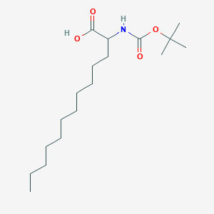 molecular formula C18H35NO4 B8174832 2-((tert-Butoxycarbonyl)amino)tridecanoic acid 