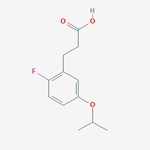 3-(2-Fluoro-5-isopropoxyphenyl)propanoic acid