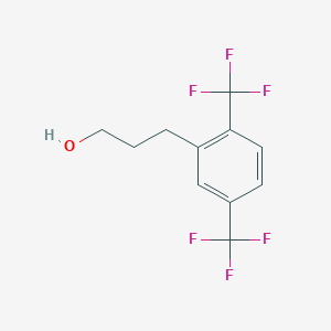 3-(2,5-Bis(trifluoromethyl)phenyl)propan-1-ol