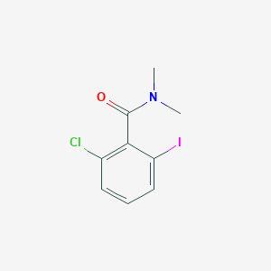 molecular formula C9H9ClINO B8174934 2-Chloro-6-iodo-N,N-dimethylbenzamide 