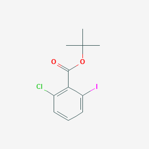 molecular formula C11H12ClIO2 B8174965 tert-Butyl 2-chloro-6-iodobenzoate 