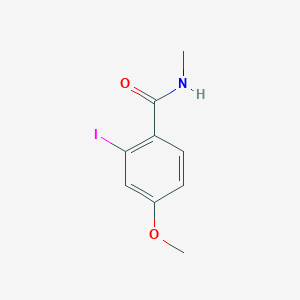 molecular formula C9H10INO2 B8174970 2-Iodo-4-methoxy-N-methylbenzamide 