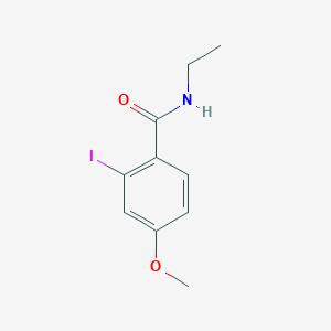molecular formula C10H12INO2 B8174973 N-Ethyl-2-iodo-4-methoxybenzamide 