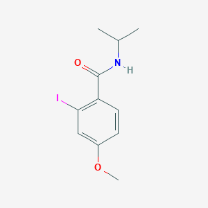 molecular formula C11H14INO2 B8174986 2-Iodo-N-isopropyl-4-methoxybenzamide 