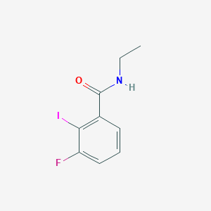 molecular formula C9H9FINO B8175024 N-Ethyl-3-fluoro-2-iodobenzamide 