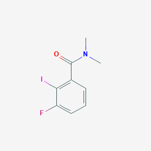 molecular formula C9H9FINO B8175036 3-Fluoro-2-iodo-N,N-dimethylbenzamide 