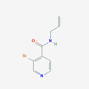 3-Bromo-N-(prop-2-en-1-yl)pyridine-4-carboxamide
