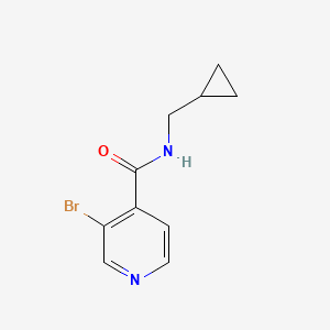 3-Bromo-N-(cyclopropylmethyl)pyridine-4-carboxamide