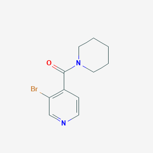 molecular formula C11H13BrN2O B8175109 (3-Bromopyridin-4-yl)(piperidin-1-yl)methanone 