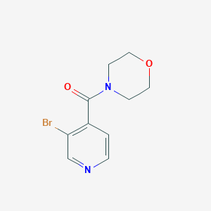 molecular formula C10H11BrN2O2 B8175112 (3-Bromopyridin-4-yl)(morpholino)methanone 