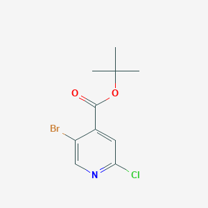 Tert-butyl 5-bromo-2-chloropyridine-4-carboxylate