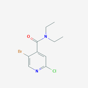 5-Bromo-2-chloro-N,N-diethylisonicotinamide