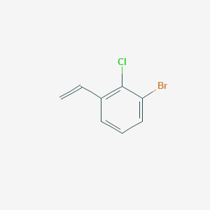 molecular formula C8H6BrCl B8175396 1-Bromo-2-chloro-3-vinylbenzene 