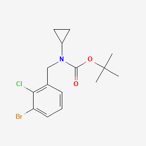 tert-Butyl 3-bromo-2-chlorobenzyl(cyclopropyl)carbamate