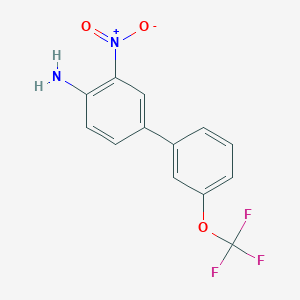 3-Nitro-3'-trifluoromethoxy-biphenyl-4-ylamine