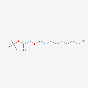 molecular formula C14H27BrO3 B8175545 tert-Butyl 2-((8-bromooctyl)oxy)acetate 